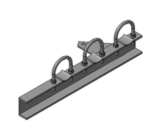 Опоры А14Б 552.000  серия 5.900-7 выпуск 3 