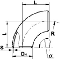 Отводы крутоизогнутые ТУ 26-18-38-90