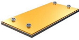 Плиты опорные с диэлектрической прокладкой Т43.00