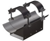 Опоры неподвижные бугельные Т44.00 Ду =377-1420