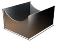 Опоры приварные неподвижные ОПН Ду =57-1620