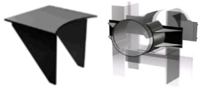 Опоры неподвижные лобовые сальниковых компенсаторов Т46.00