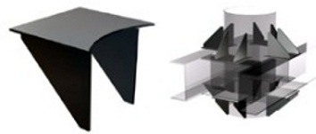 Опоры неподвижные лобовые четырёхупорные Т5.00