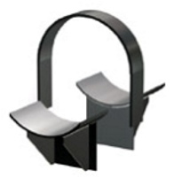 Опоры неподвижные хомутовые, бескорпусные Т11.00