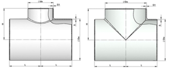 Тройники сварные ОСТ 36-24-77