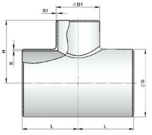 Тройники сварные без накладок ТУ 51-29-81
